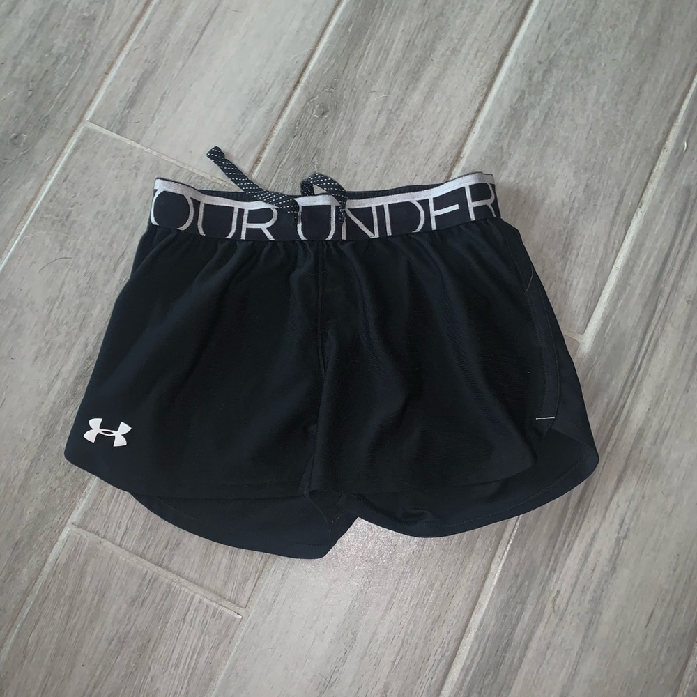Under Armour Black Shorts Youth
